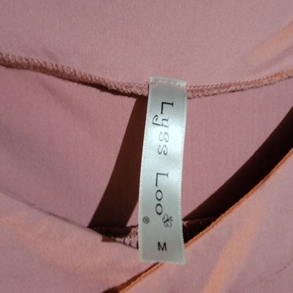 Pink tunic top, loose fit